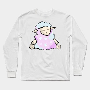 Cotton Candy Sheep Long Sleeve T-Shirt